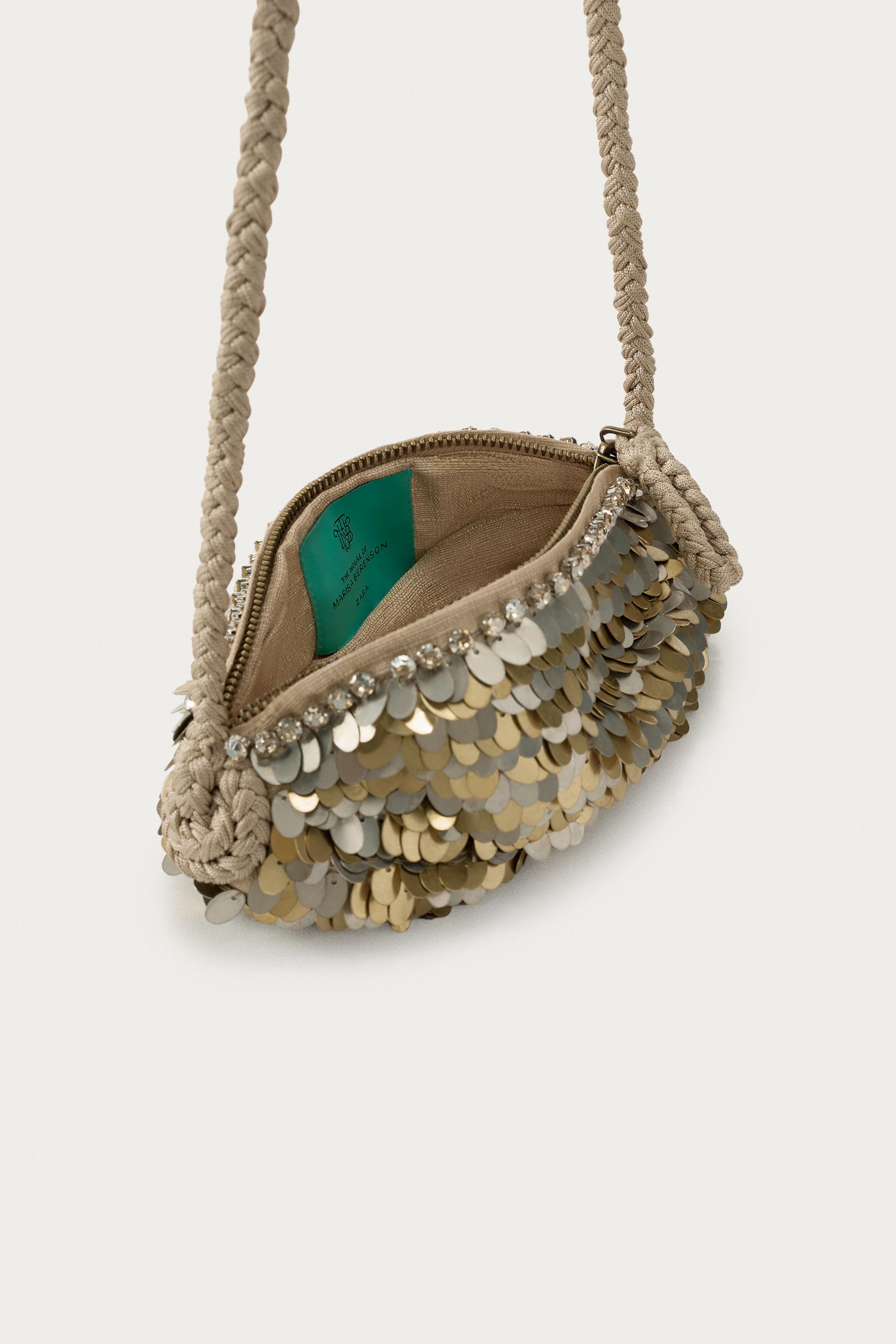 MARISA BERENSON X ZARA APPLIQUÉ BAG